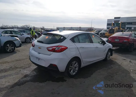 2019 Chevrolet Cruze Lt z USA, uszkodzony, nr VIN 3G1BE6SM6KS542138